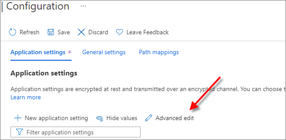 Advanced Configuration Editor
