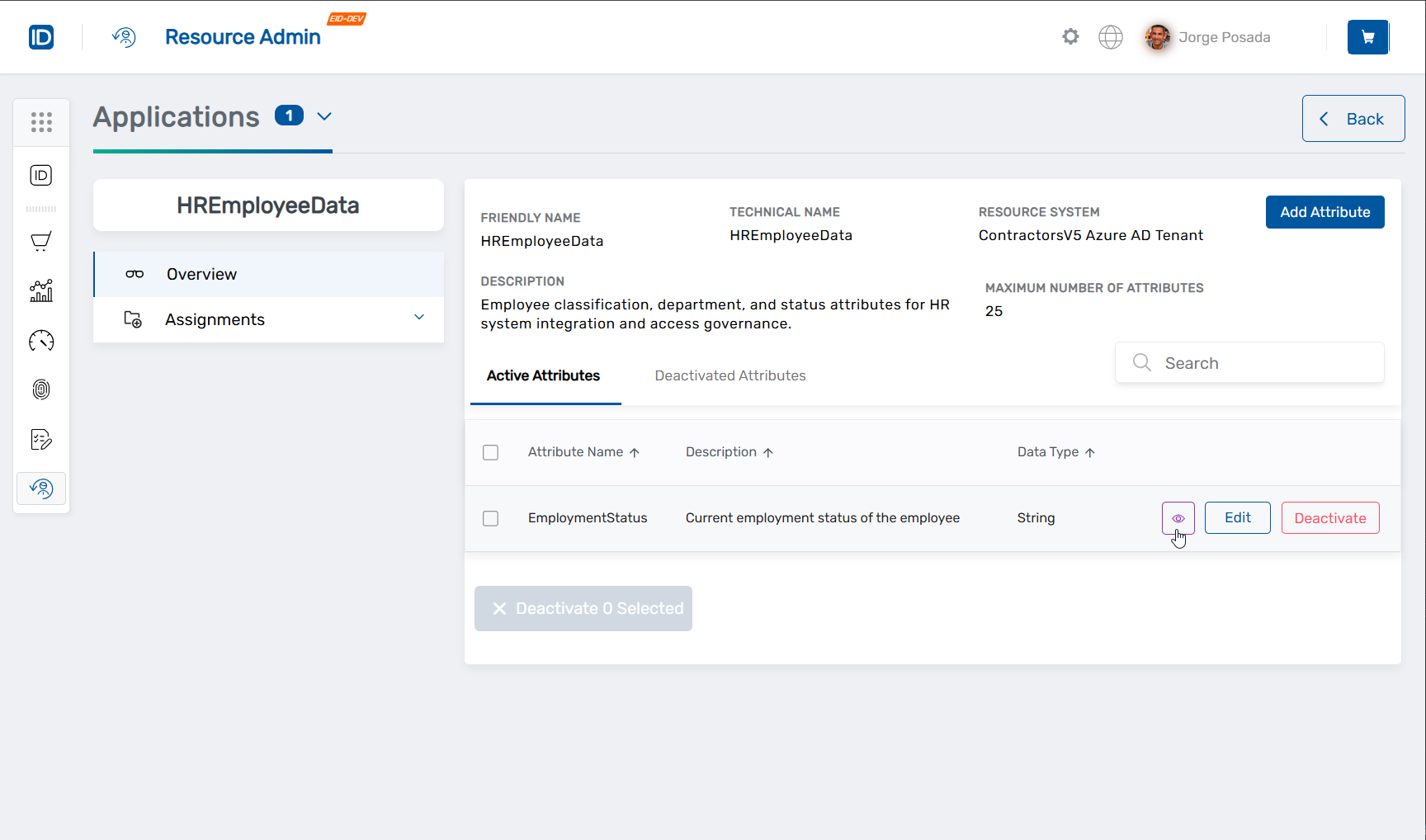 Attribute Values Quick View Button