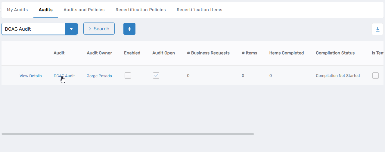 Click Audit Link