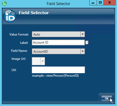 Field Selector - Account ID
