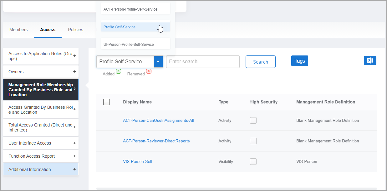 Assign Management Role to BRL