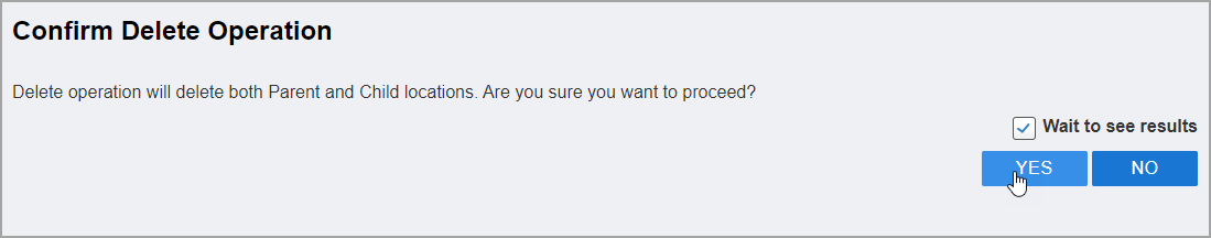 Delete Confirmation Dialog