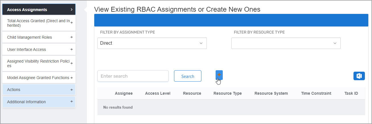 Add Access Assignment