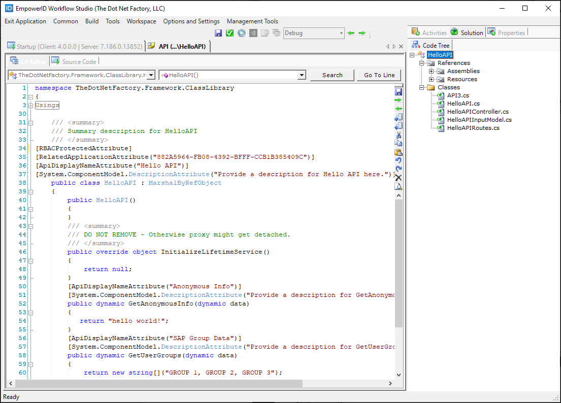 Controller with attributes