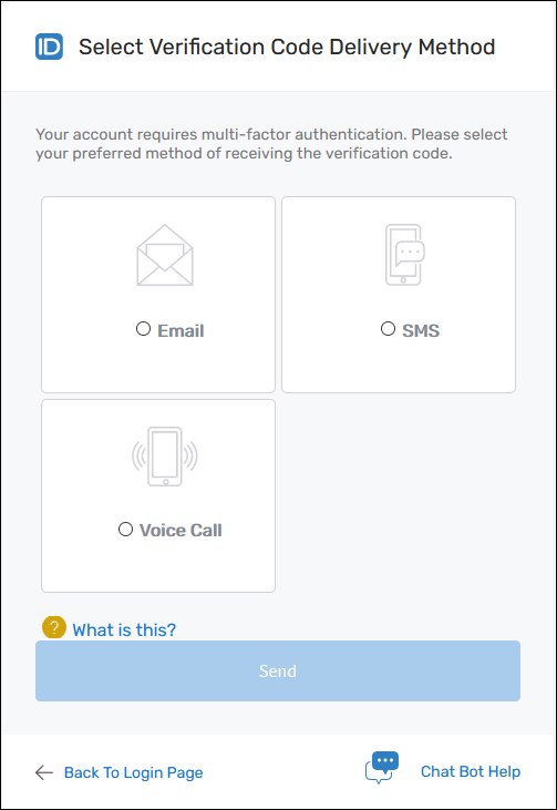 Verification Code Delivery