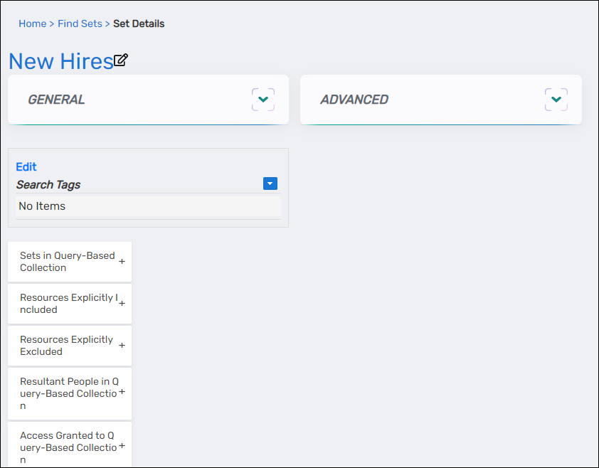 Query-Based Collection View Page