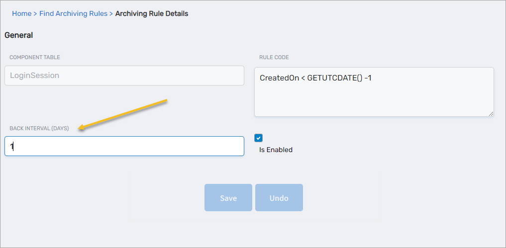Update Interval Days