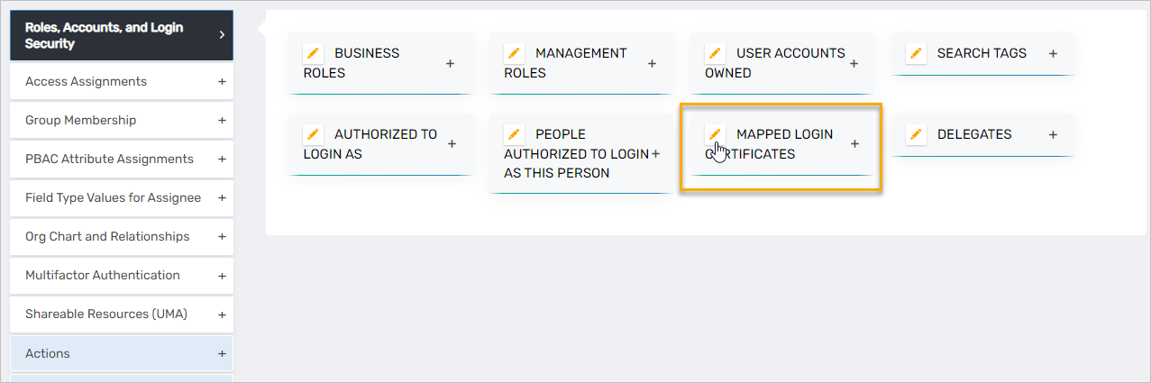 Edit Certificates