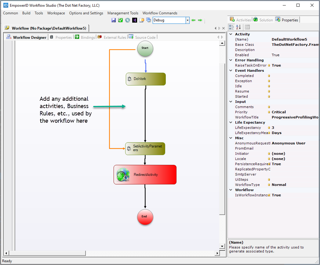 Workflow structure