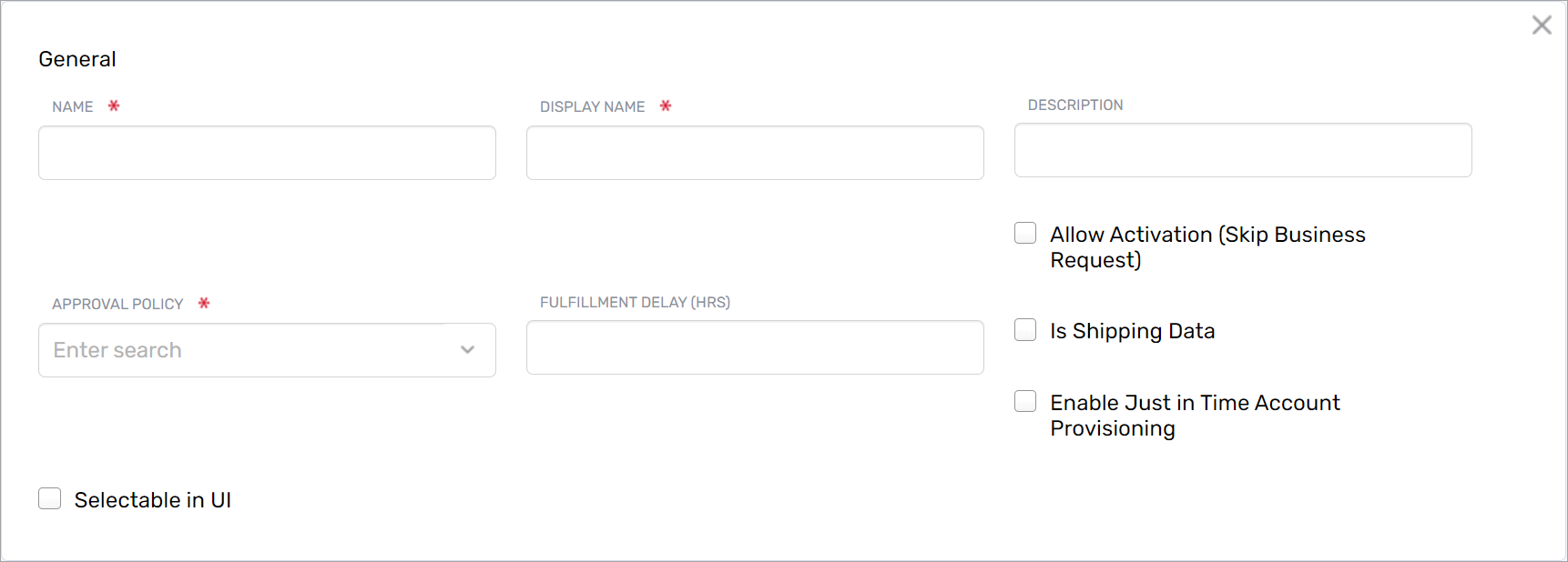 General Settings