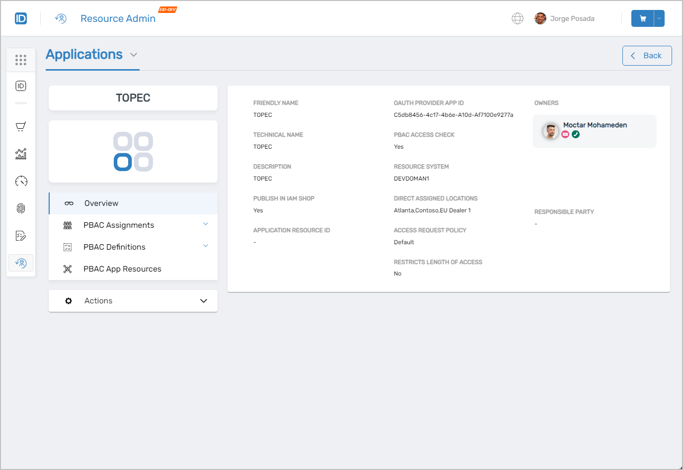 PBAC Application Overview