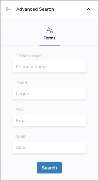 Advanced Search filter icon