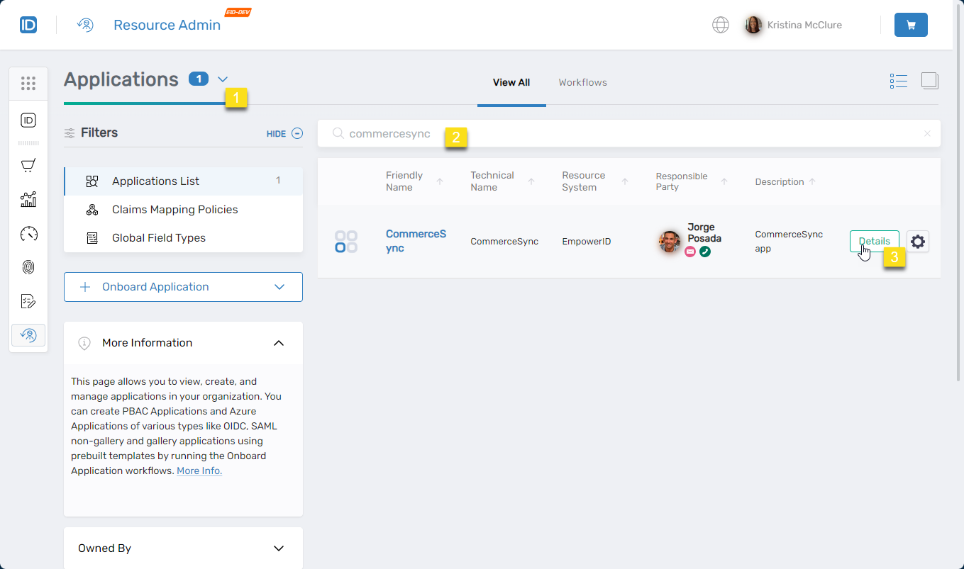 Searching for PBAC application