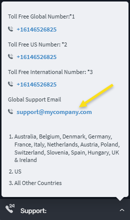 Updated email suffix