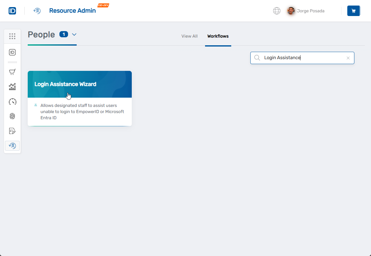 Login Assistance Wizard