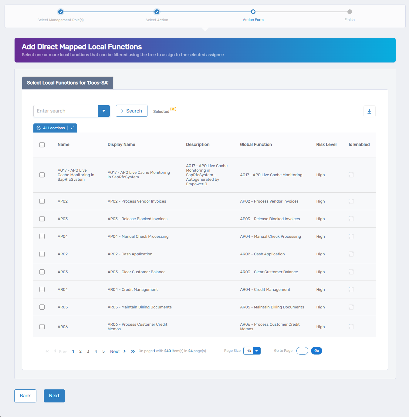 Add Local Function Assignments
