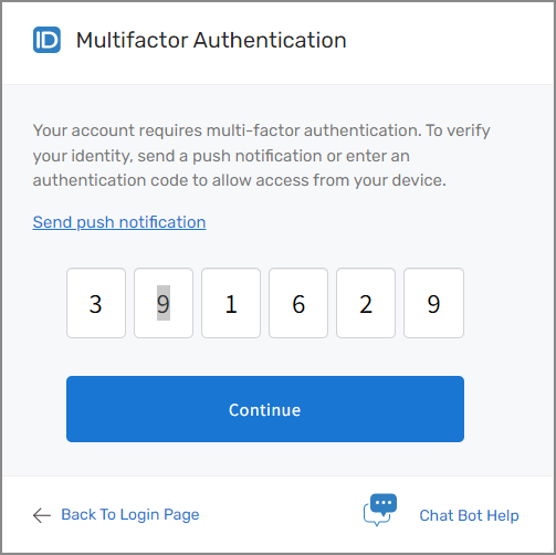 Enter code in browser