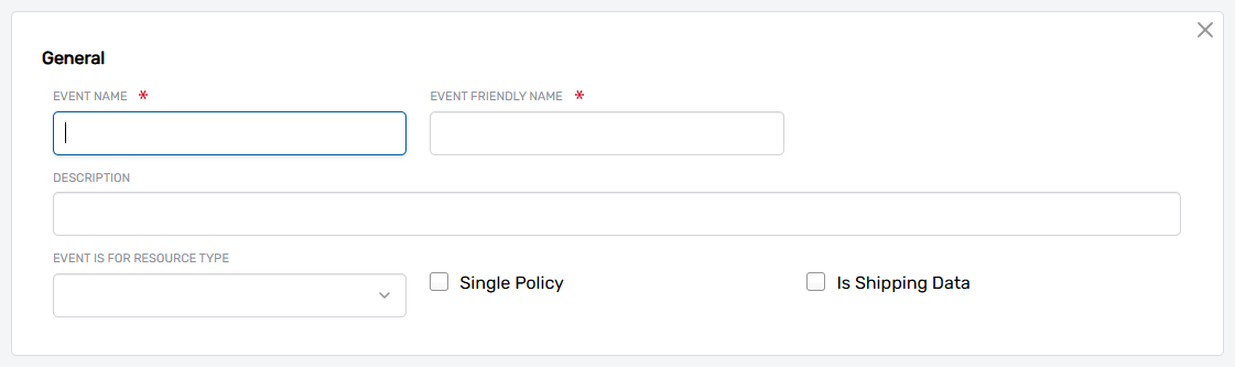 New Flow Event Form