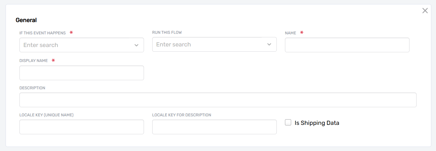 New Flow Policy Form
