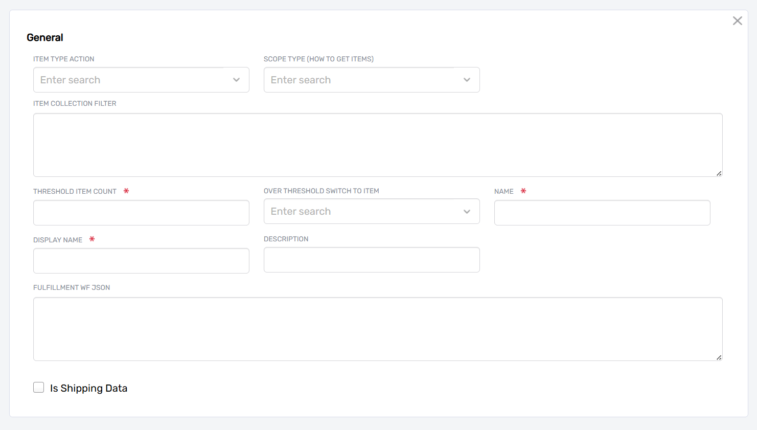 New Flow Item Form