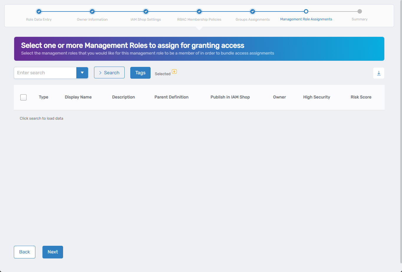 Management Role Assignments