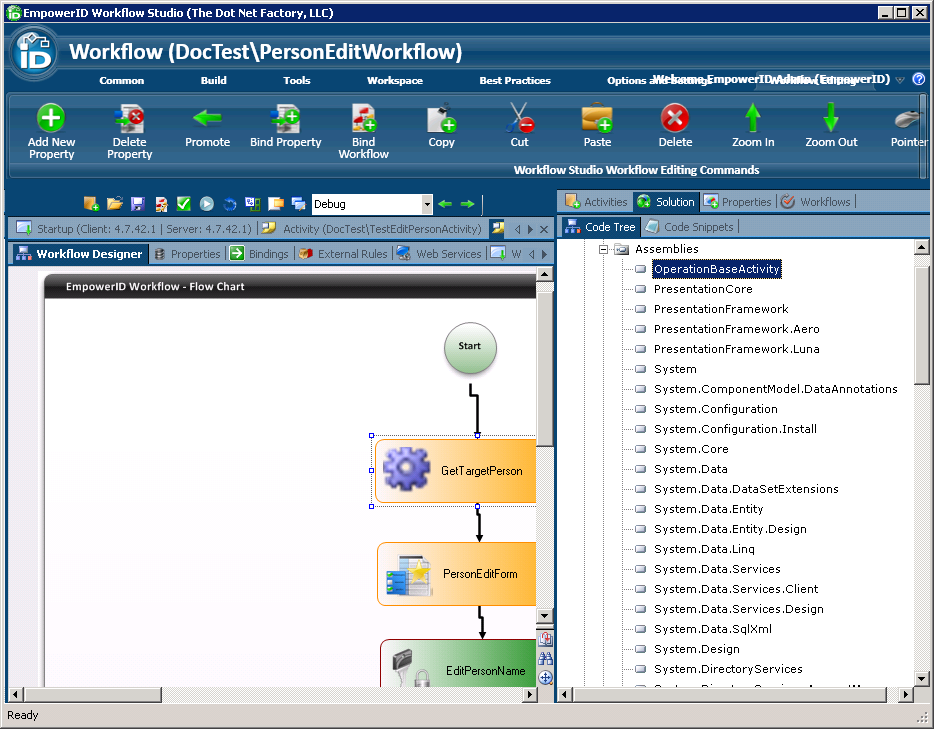 Reference operation base activity