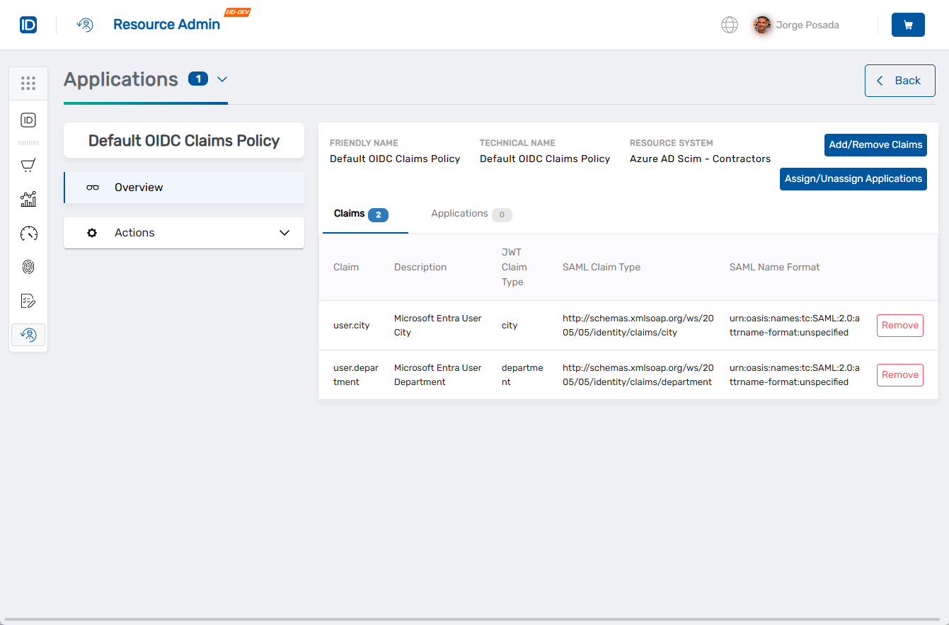 Claims Mapping Policy Overview