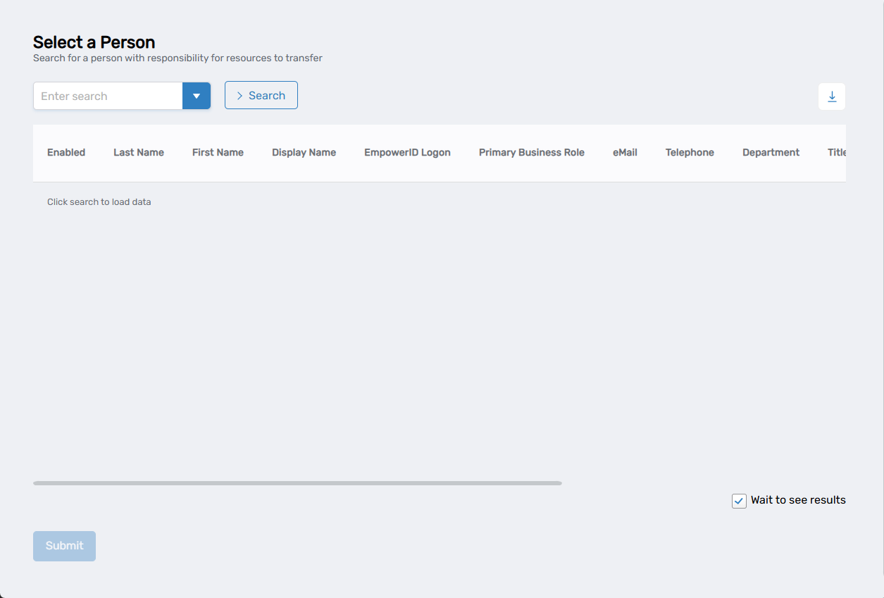 Transfer Responsibility Workflow
