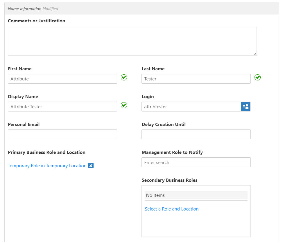 Web create person general tab filled