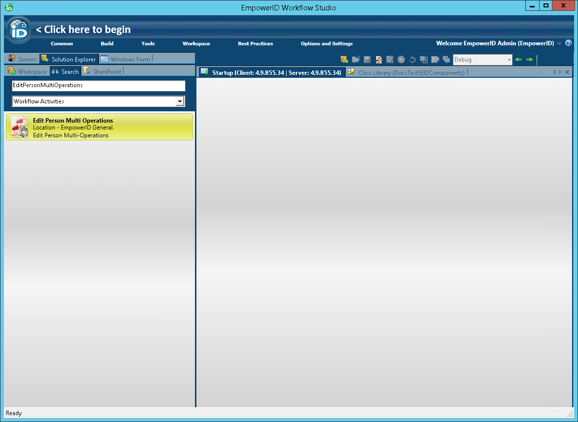 Edit Person Multi Operations search