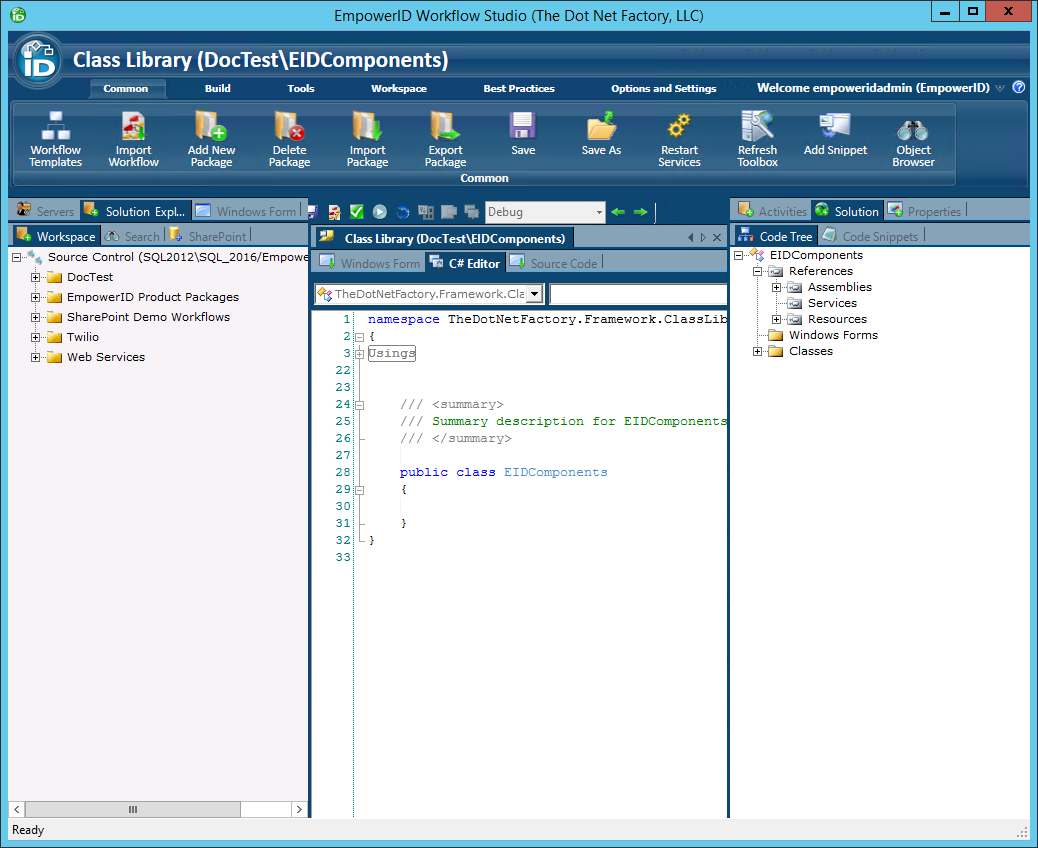 New class library EIDComponents